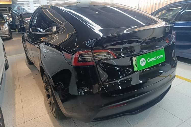 Used Tesla Model Y 2022 Long-Range All-Wheel-Drive Version Rear Left 45 Deg