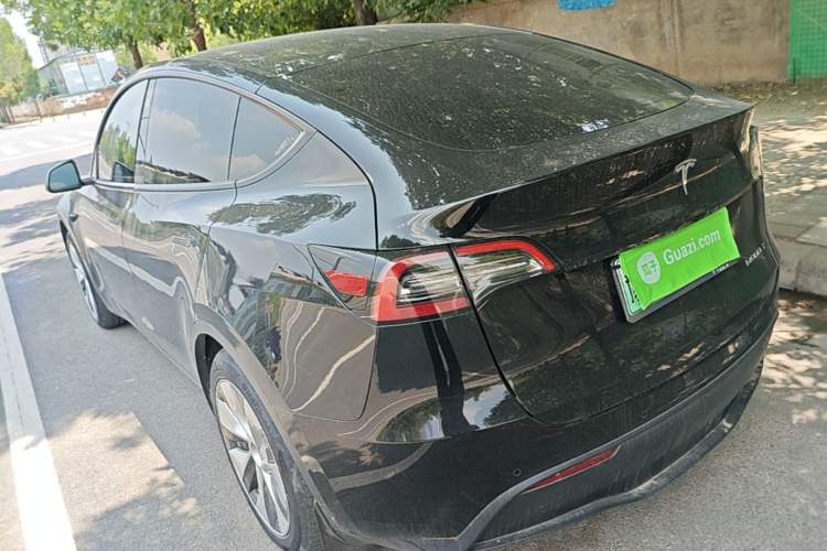 Used Tesla Model Y 2022 Revised Version Rear-Wheel Drive Rear Left 45 Deg