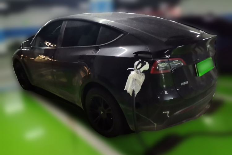 Used Tesla Model Y 2022 Revised Version Rear-Wheel Drive Rear Left 45 Deg