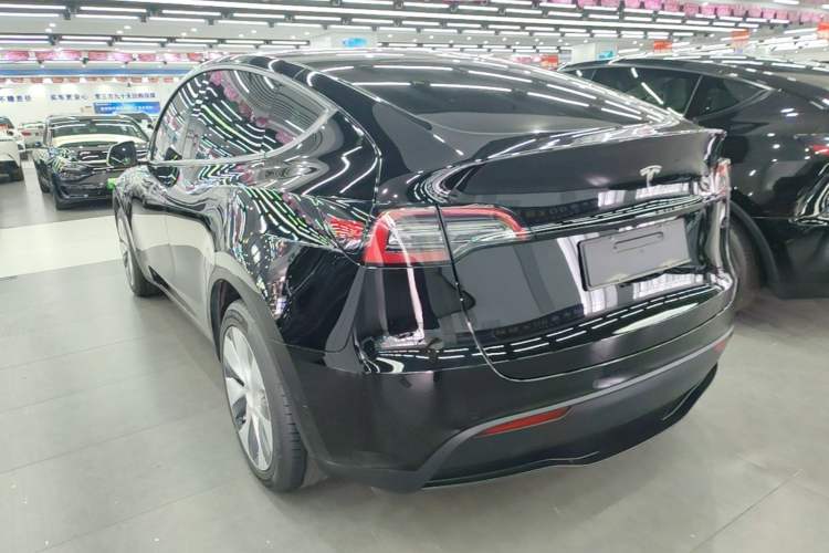Used Tesla Model Y 2022 Revised Version Long-Range All-Wheel Drive Rear Left 45 Deg
