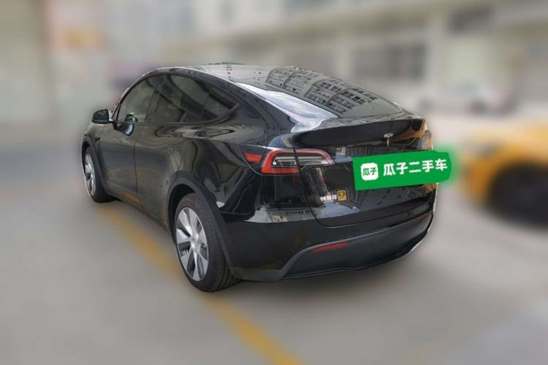 Used Tesla Model Y 2022 Rear-Wheel-Drive Version Rear Left 45 Deg