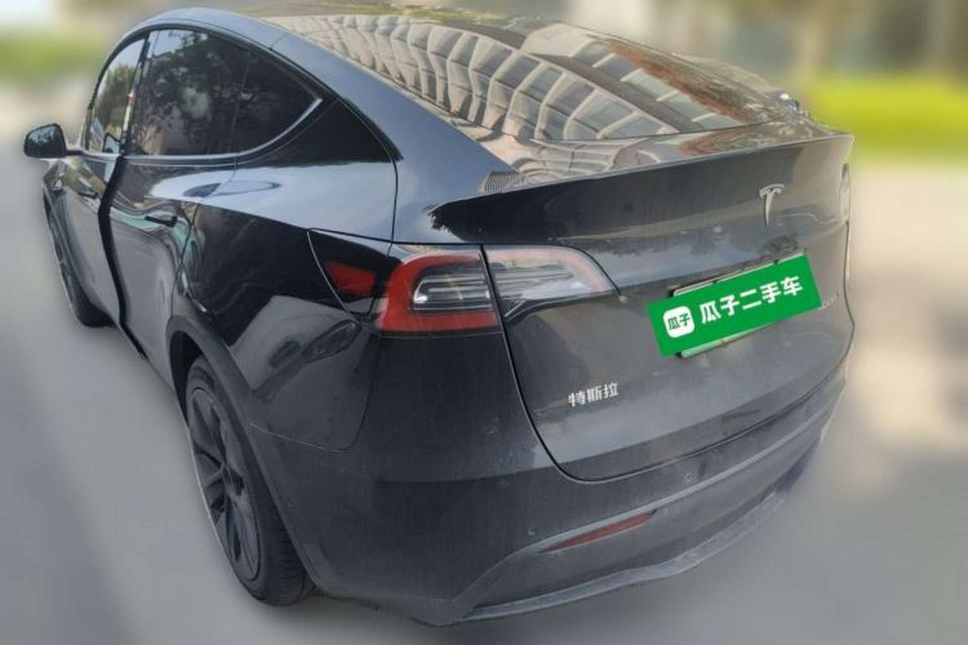 Used Tesla Model Y 2022 Rear-Wheel-Drive Version Rear Left 45 Deg