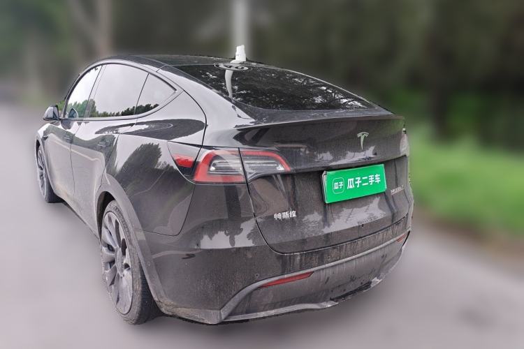 Used Tesla Model Y 2022 Performance High-Performance All-Wheel-Drive Version Rear Left 45 Deg