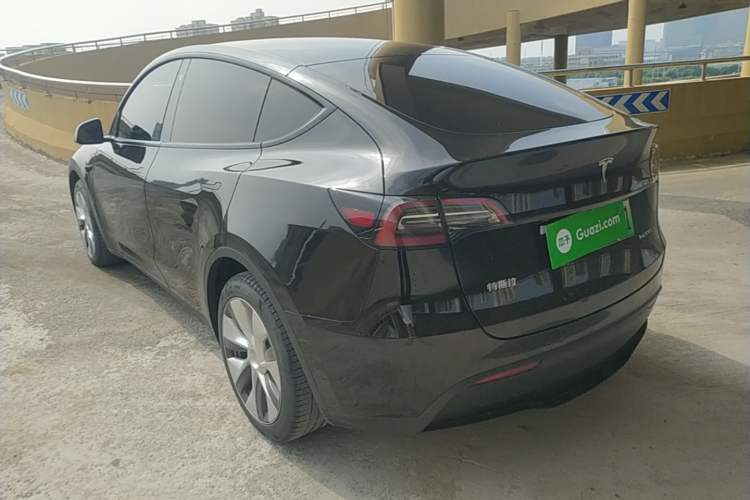 Used Tesla Model Y 2022 Revised Version Rear-Wheel Drive Rear Left 45 Deg