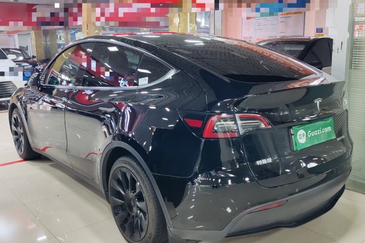 Used Tesla Model Y 2022 Rear-Wheel-Drive Version Rear Left 45 Deg