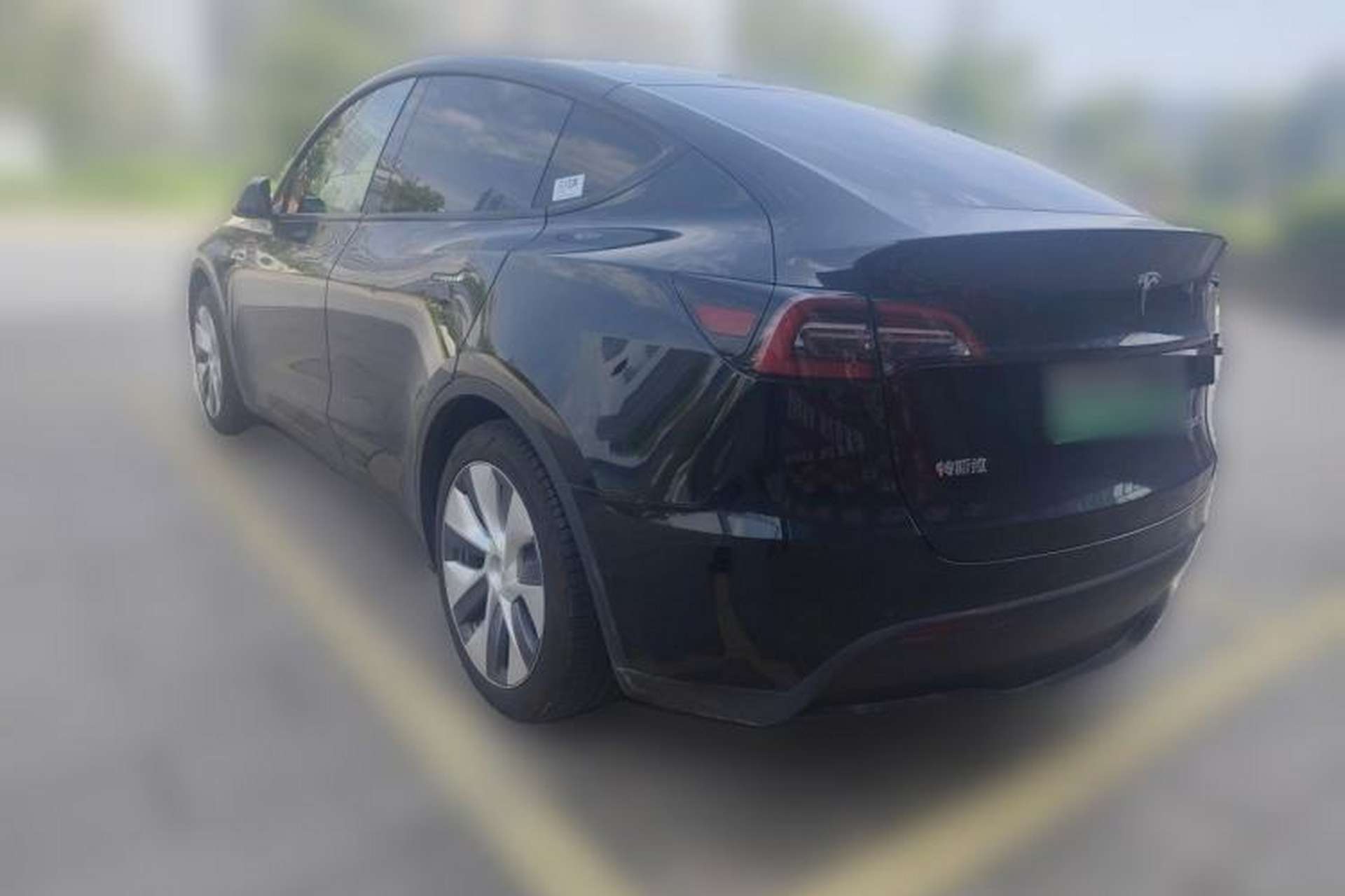 Used Tesla Model Y 2022 Revised Version Rear-Wheel Drive Rear Left 45 Deg