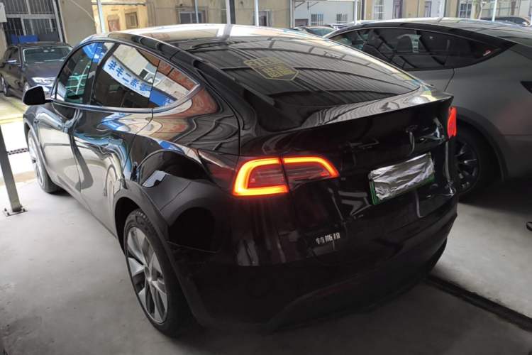 Used Tesla Model Y 2022 Revised Version Long-Range All-Wheel Drive Rear Left 45 Deg
