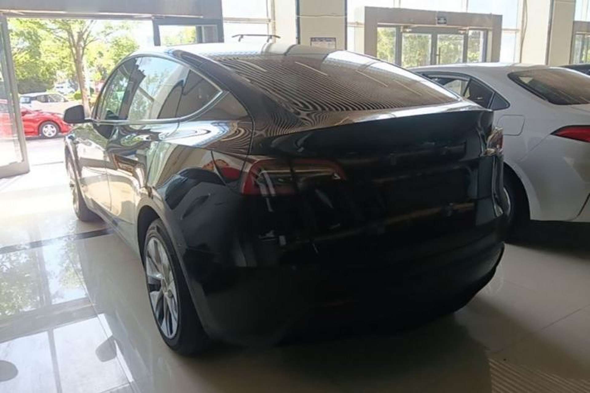 Used Tesla Model Y 2022 Revised Version Rear-Wheel Drive Rear Left 45 Deg