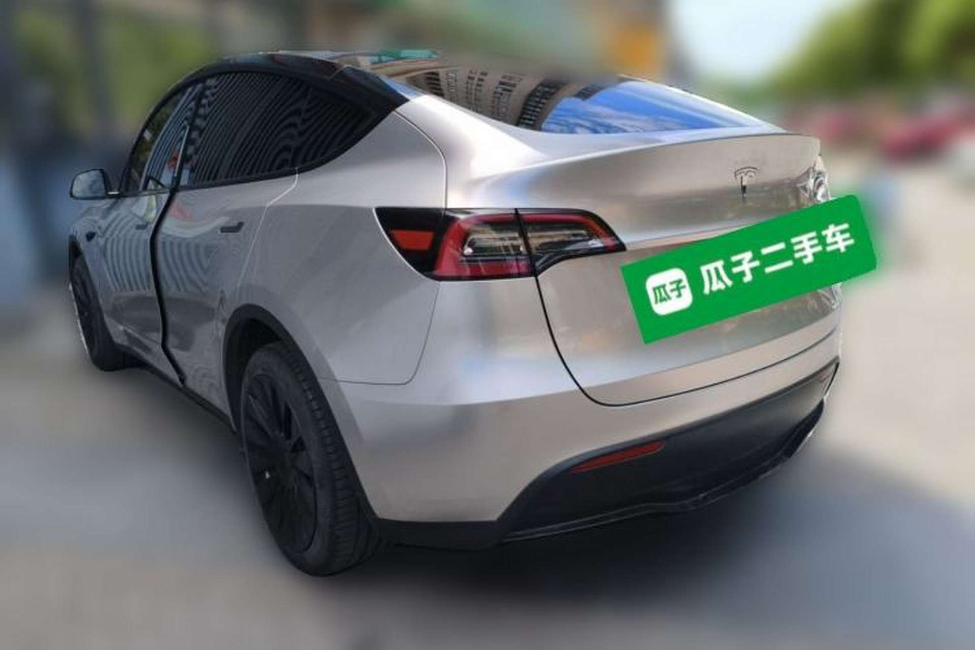 Used Tesla Model Y 2022 Revised Version Rear-Wheel Drive Rear Left 45 Deg