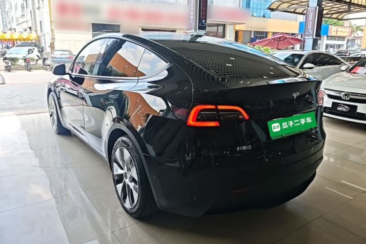 Used Tesla Model Y 2022 Rear-Wheel-Drive Version Rear Left 45 Deg