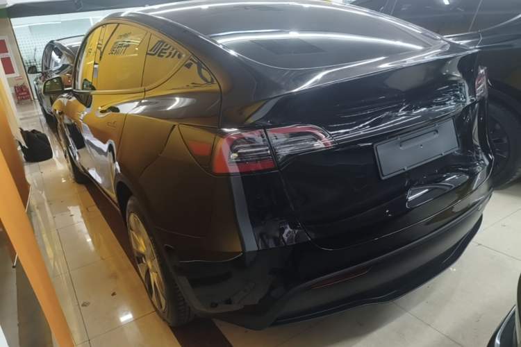Used Tesla Model Y 2022 Revised Version Rear-Wheel Drive Rear Left 45 Deg
