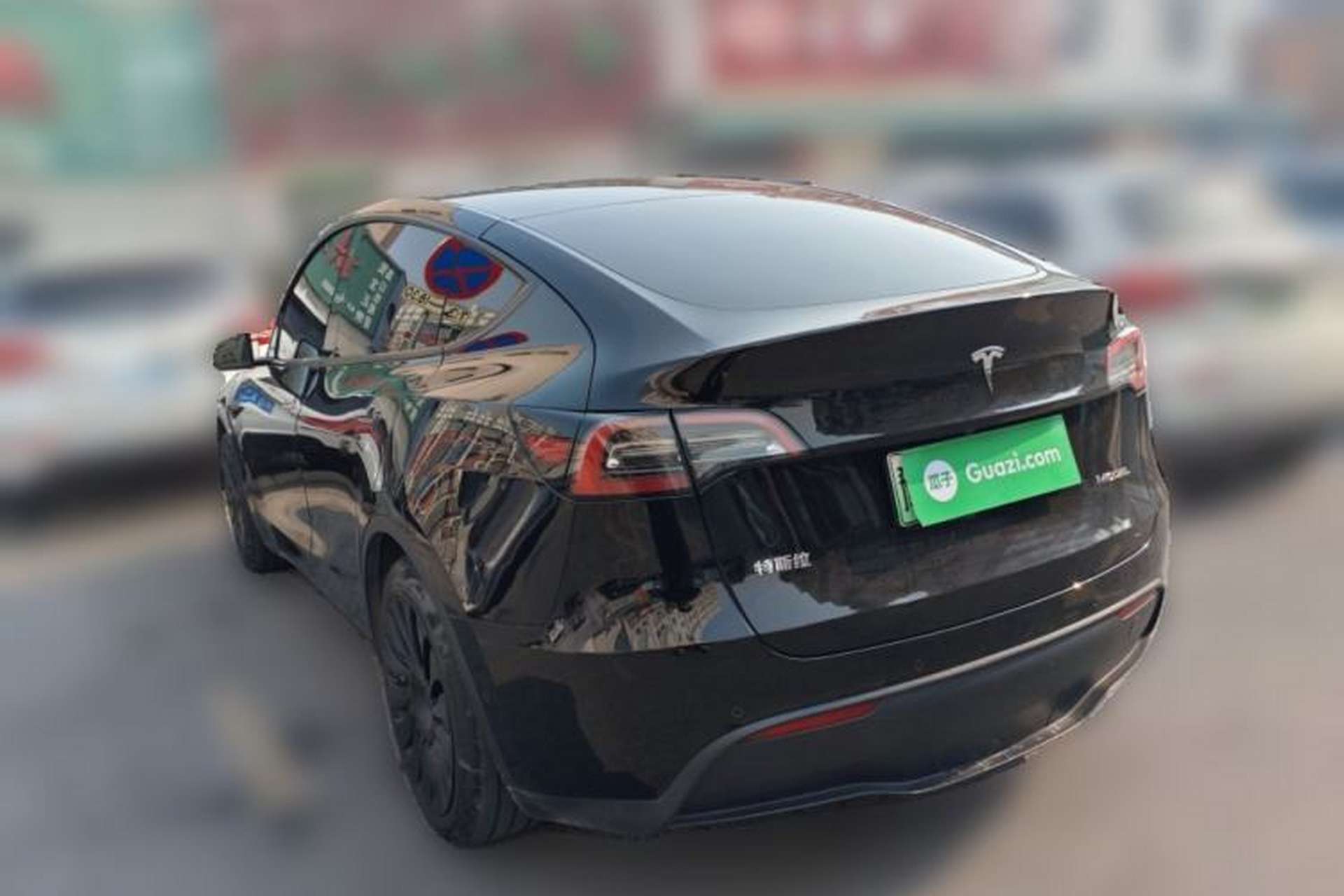 Used Tesla Model Y 2022 Rear-Wheel-Drive Version Rear Left 45 Deg