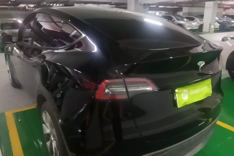 Used Tesla Model Y 2022 Revised Version Rear-Wheel Drive Rear Left 45 Deg