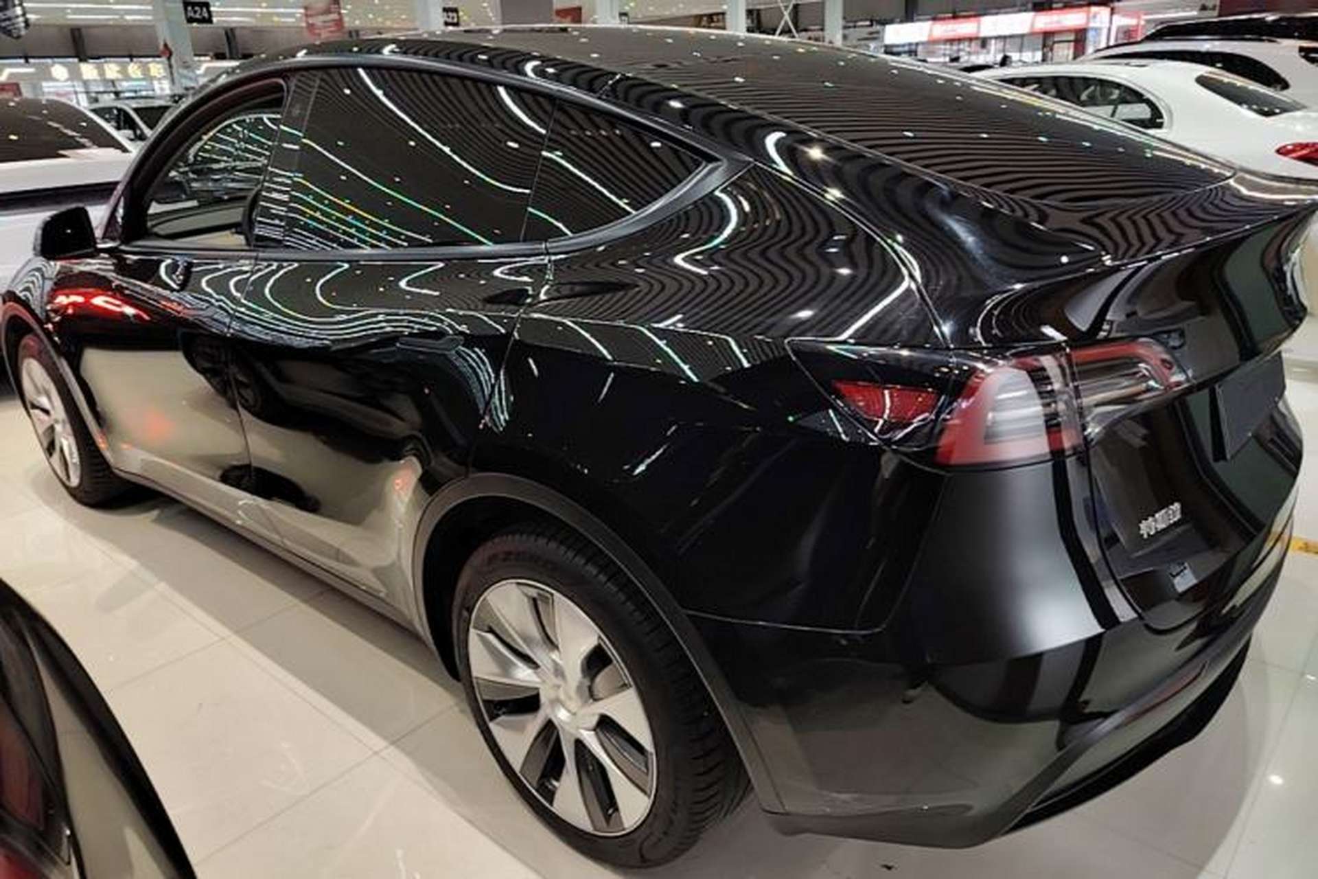 Used Tesla Model Y 2022 Revised Version Rear-Wheel Drive Rear Left 45 Deg
