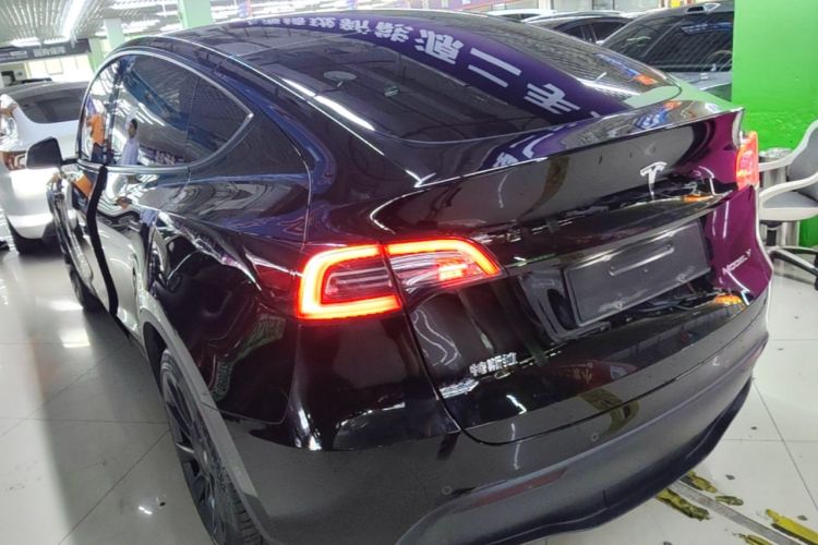 Used Tesla Model Y 2022 Revised Version Long-Range All-Wheel Drive Rear Left 45 Deg