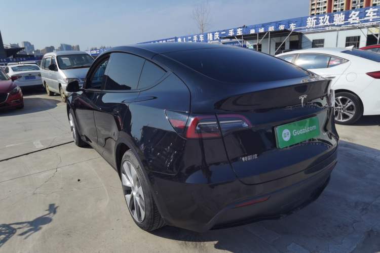 Used Tesla Model Y 2022 Revised Version Rear-Wheel Drive Rear Left 45 Deg