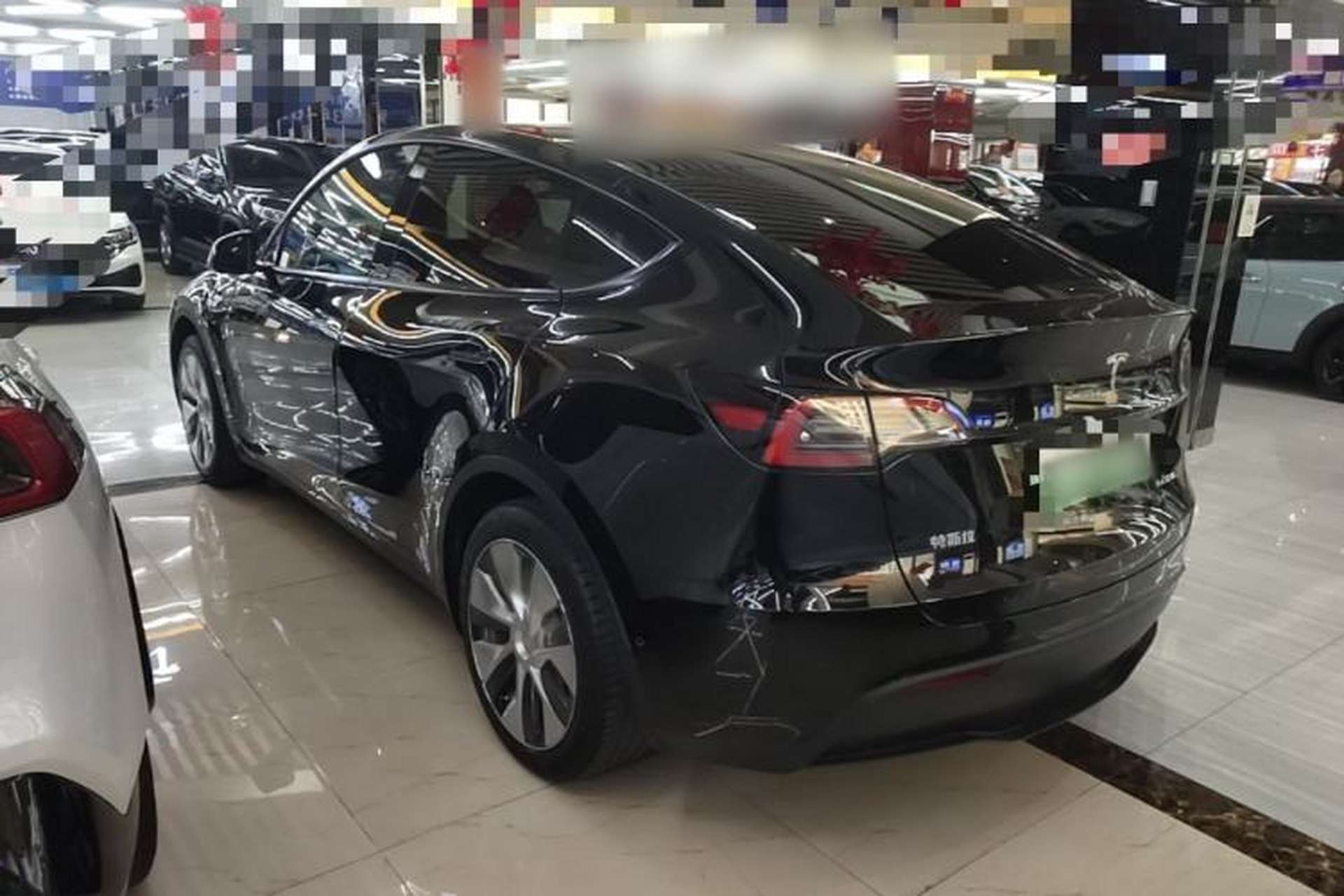 Used Tesla Model Y 2022 Revised Version Rear-Wheel Drive Rear Left 45 Deg