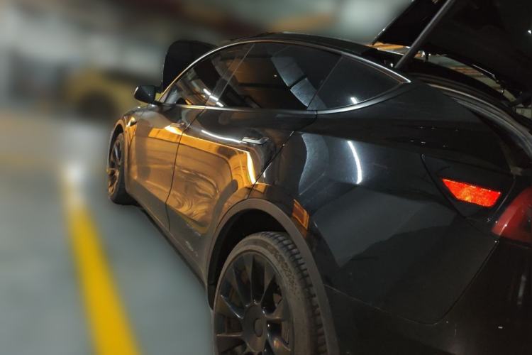 Used Tesla Model Y 2022 Revised Version Long-Range All-Wheel Drive Rear Left 45 Deg