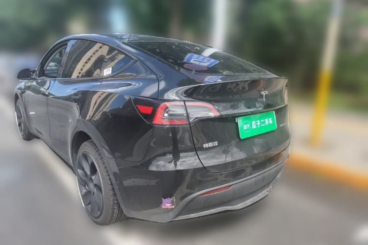 Used Tesla Model Y 2022 Revised Version Long-Range All-Wheel Drive Rear Left 45 Deg