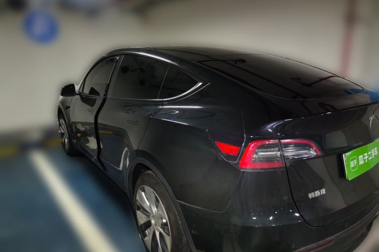 Used Tesla Model Y 2022 Revised Version Rear-Wheel Drive Rear Left 45 Deg