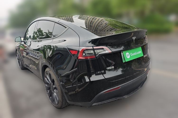 Used Tesla Model Y 2022 Performance High-Performance All-Wheel-Drive Version Rear Left 45 Deg
