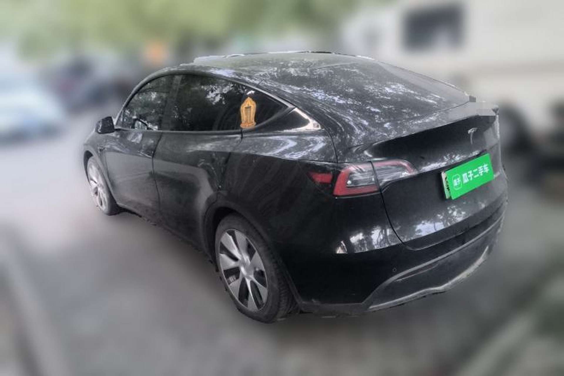 Used Tesla Model Y 2022 Rear-Wheel-Drive Version Rear Left 45 Deg