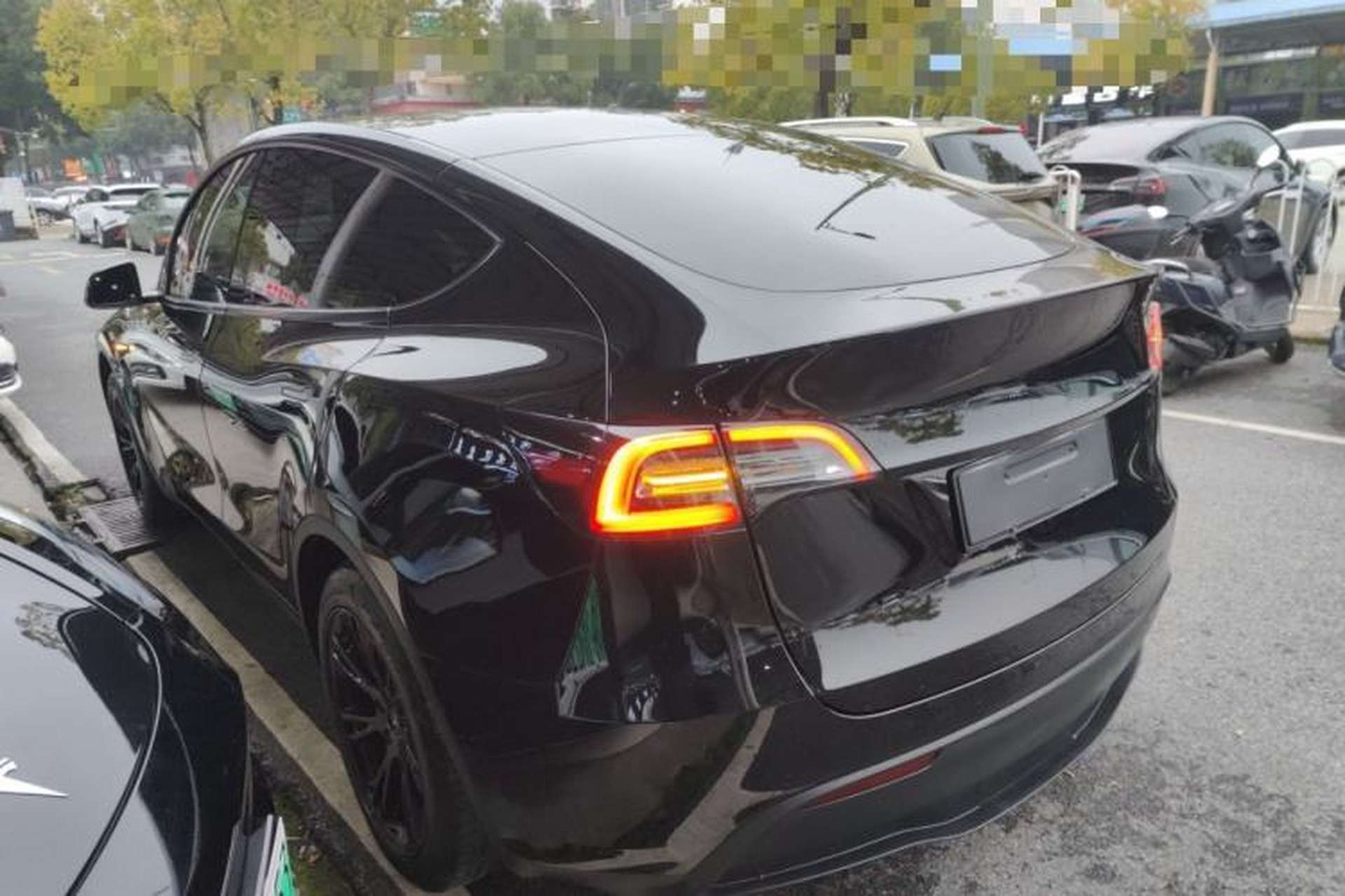 Used Tesla Model Y 2022 Revised Version Rear-Wheel Drive Rear Left 45 Deg