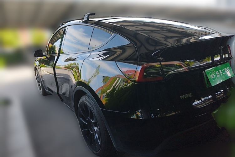 Used Tesla Model Y 2022 Revised Version Long-Range All-Wheel Drive Rear Left 45 Deg