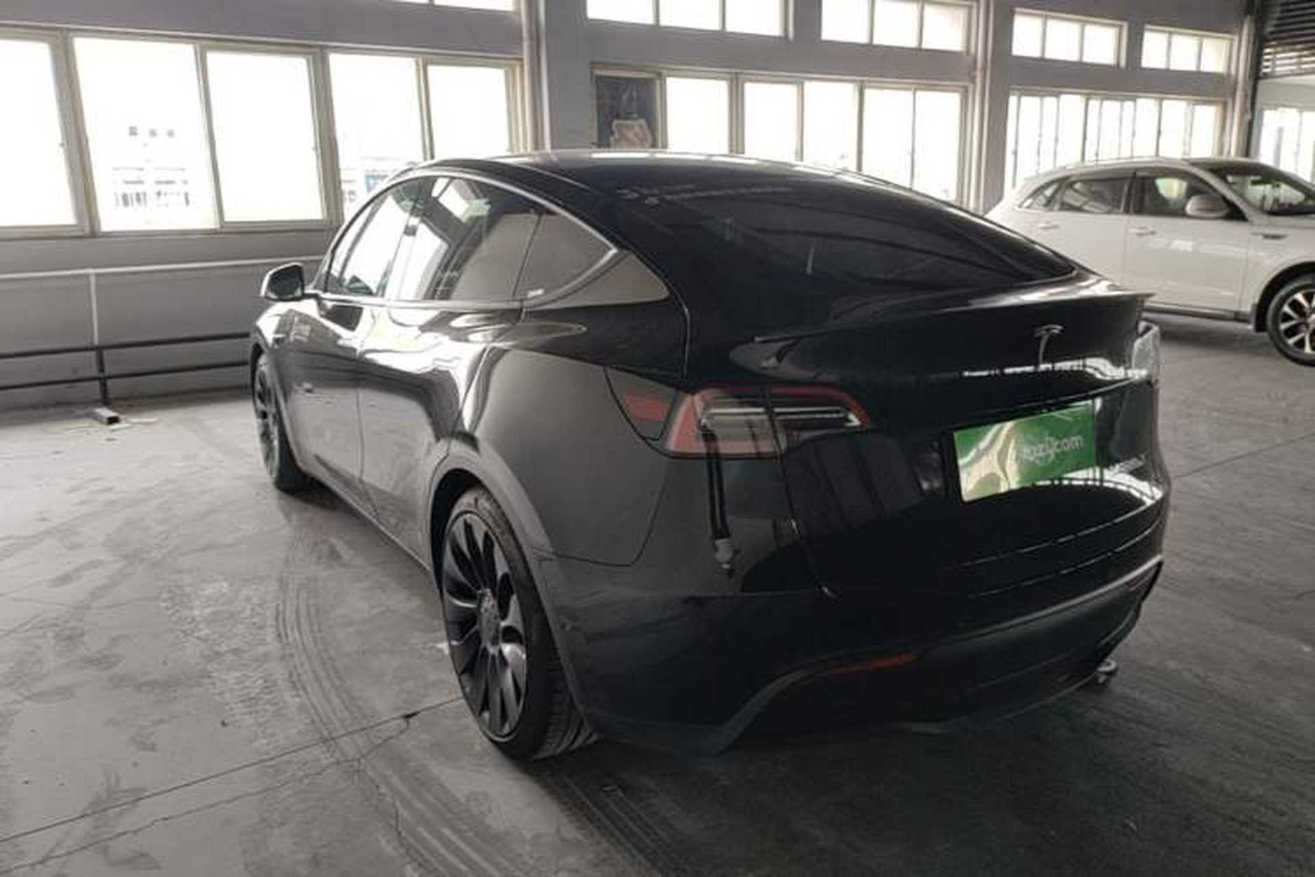 Used Tesla Model Y 2022 Performance High-Performance All-Wheel-Drive Version Rear Left 45 Deg