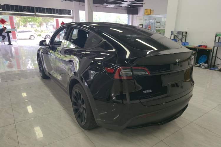 Used Tesla Model Y 2022 Revised Version Long-Range All-Wheel Drive Rear Left 45 Deg