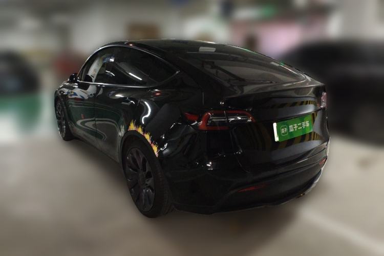 Used Tesla Model Y 2022 Performance High-Performance All-Wheel-Drive Version Rear Left 45 Deg
