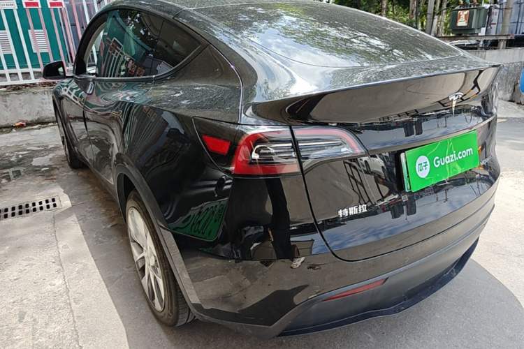 Used Tesla Model Y 2022 Revised Version Long-Range All-Wheel Drive Rear Left 45 Deg