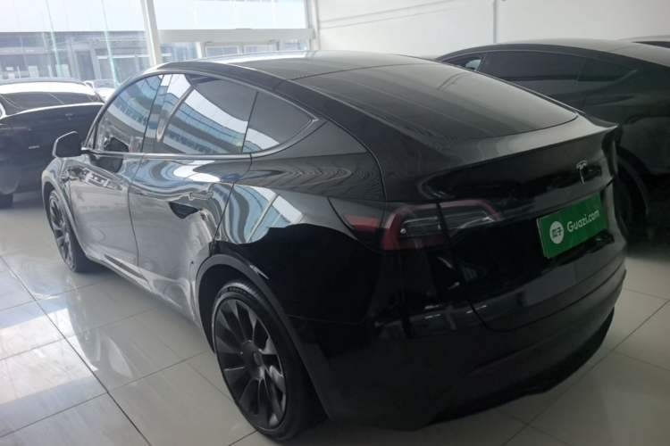 Used Tesla Model Y 2022 Revised Version Long-Range All-Wheel Drive Rear Left 45 Deg
