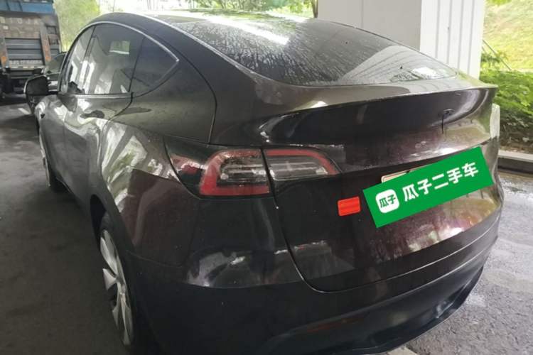 Used Tesla Model Y 2022 Revised Version Rear-Wheel Drive Rear Left 45 Deg