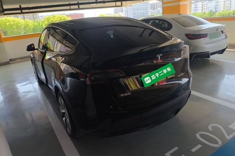 Used Tesla Model Y 2022 Revised Version Rear-Wheel Drive Rear Left 45 Deg