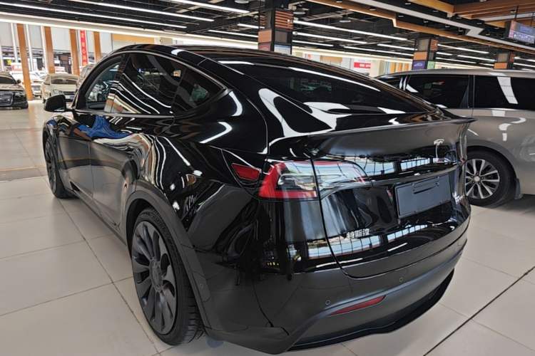 Used Tesla Model Y 2022 Performance High-Performance All-Wheel-Drive Version Rear Left 45 Deg