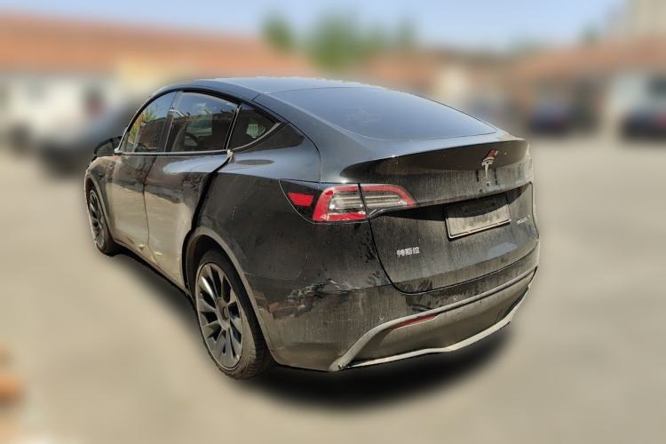 Used Tesla Model Y 2022 Revised Version Long-Range All-Wheel Drive Rear Left 45 Deg