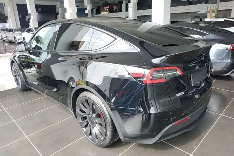 Used Tesla Model Y 2022 Performance High-Performance All-Wheel-Drive Version Rear Left 45 Deg