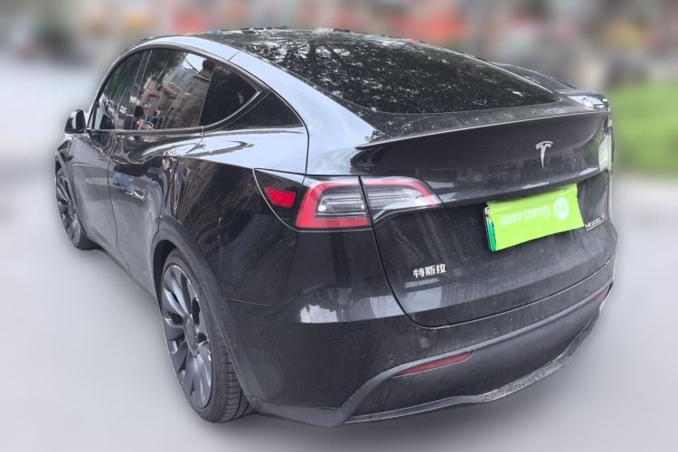 Used Tesla Model Y 2022 Performance High-Performance All-Wheel-Drive Version Rear Left 45 Deg