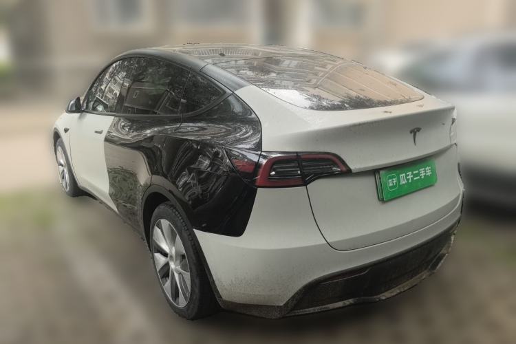 Used Tesla Model Y 2022 Rear-Wheel-Drive Version Rear Left 45 Deg