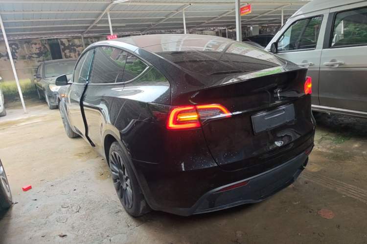 Used Tesla Model Y 2022 Revised Version Rear-Wheel Drive Rear Left 45 Deg