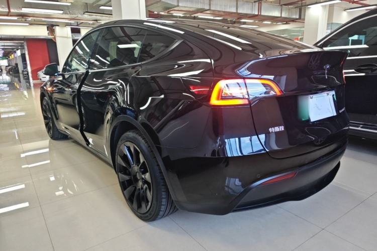 Used Tesla Model Y 2022 Long-Range All-Wheel-Drive Version Rear Left 45 Deg