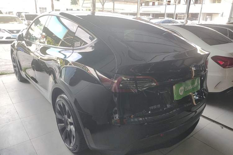 Used Tesla Model Y 2022 Revised Version Rear-Wheel Drive Rear Left 45 Deg