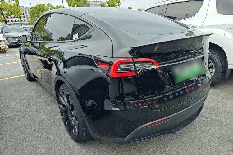 Used Tesla Model Y 2022 Performance High-Performance All-Wheel-Drive Version Rear Left 45 Deg