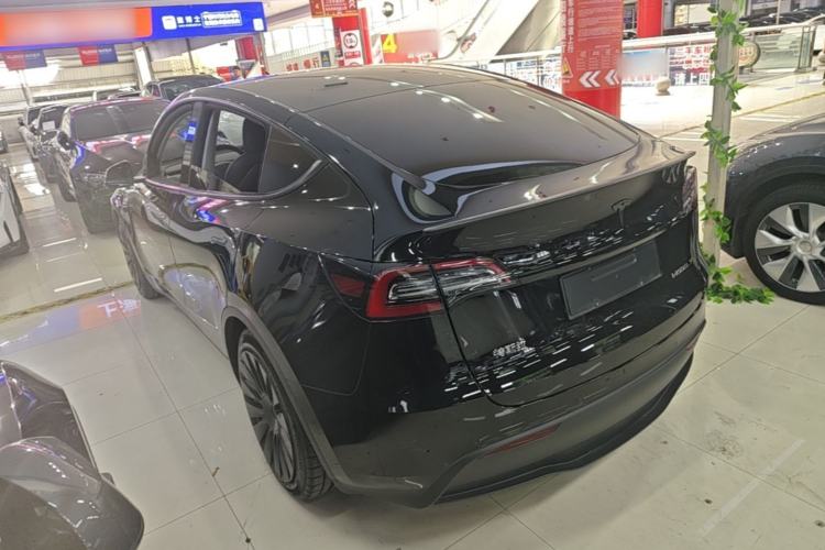 Used Tesla Model Y 2022 Long-Range All-Wheel-Drive Version Rear Left 45 Deg