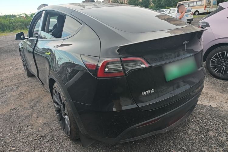 Used Tesla Model Y 2022 Performance High-Performance All-Wheel-Drive Version Rear Left 45 Deg