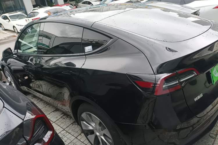 Used Tesla Model Y 2022 Long-Range All-Wheel-Drive Version Rear Left 45 Deg