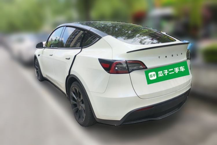 Used Tesla Model Y 2022 Revised Version Rear-Wheel Drive Rear Left 45 Deg