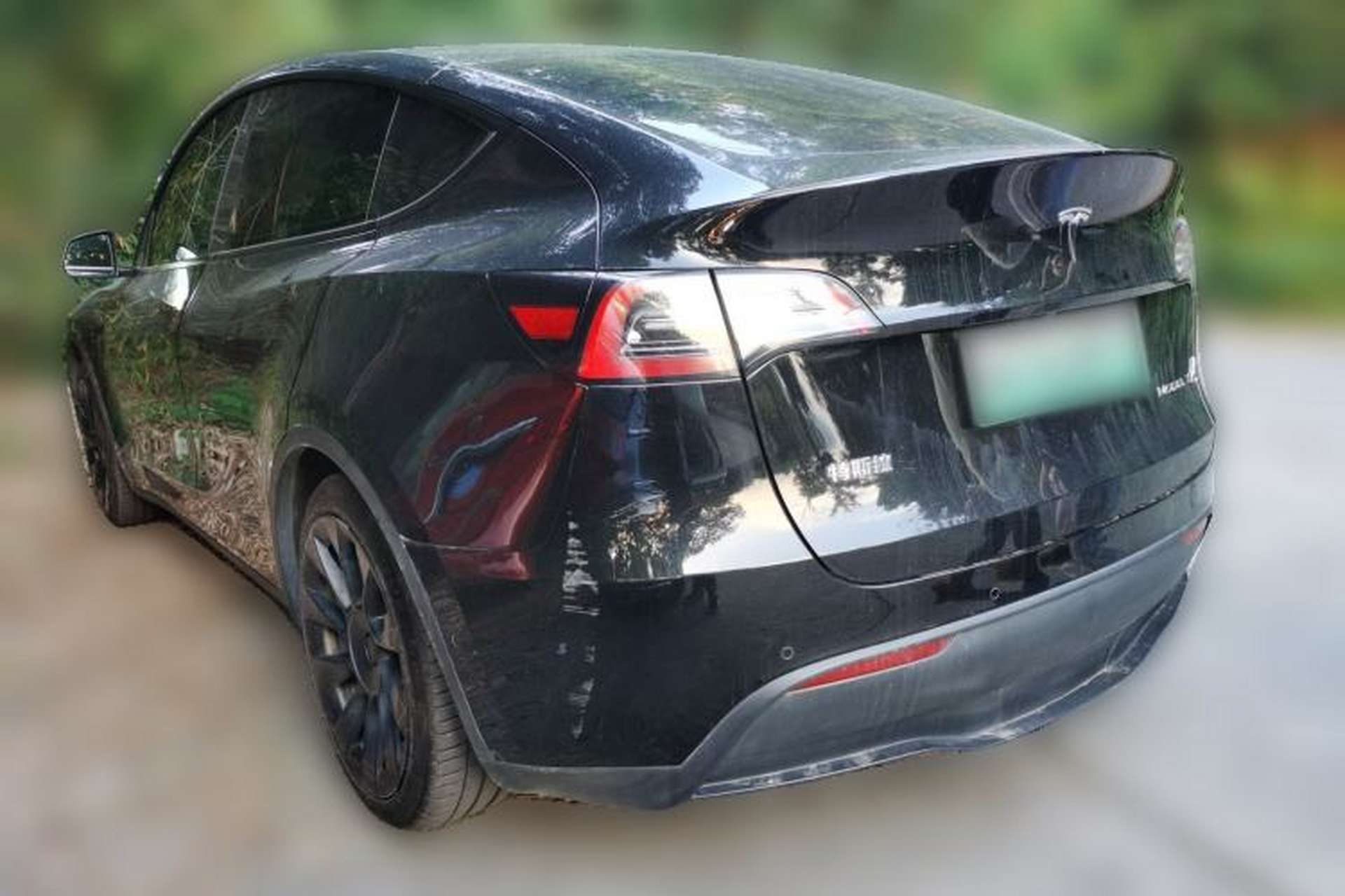 Used Tesla Model Y 2022 Revised Version Rear-Wheel Drive Rear Left 45 Deg