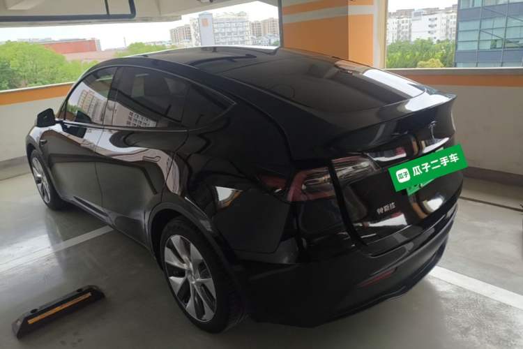 Used Tesla Model Y 2022 Revised Version Rear-Wheel Drive Rear Left 45 Deg